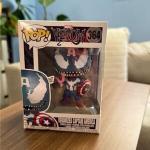 Funko Pop Marvel Venomized Captain America Figure
